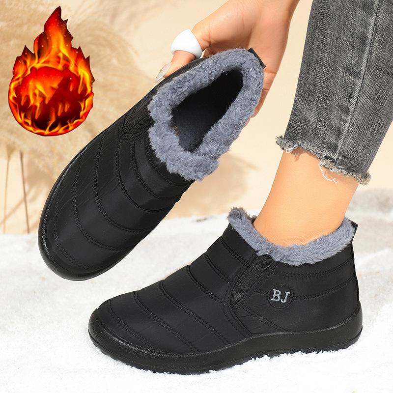 

BN cotton shoes women s winter outer wear velvet warm shoes women s shoes winter thickened low-top flat-heeled winter shoes women s 43
