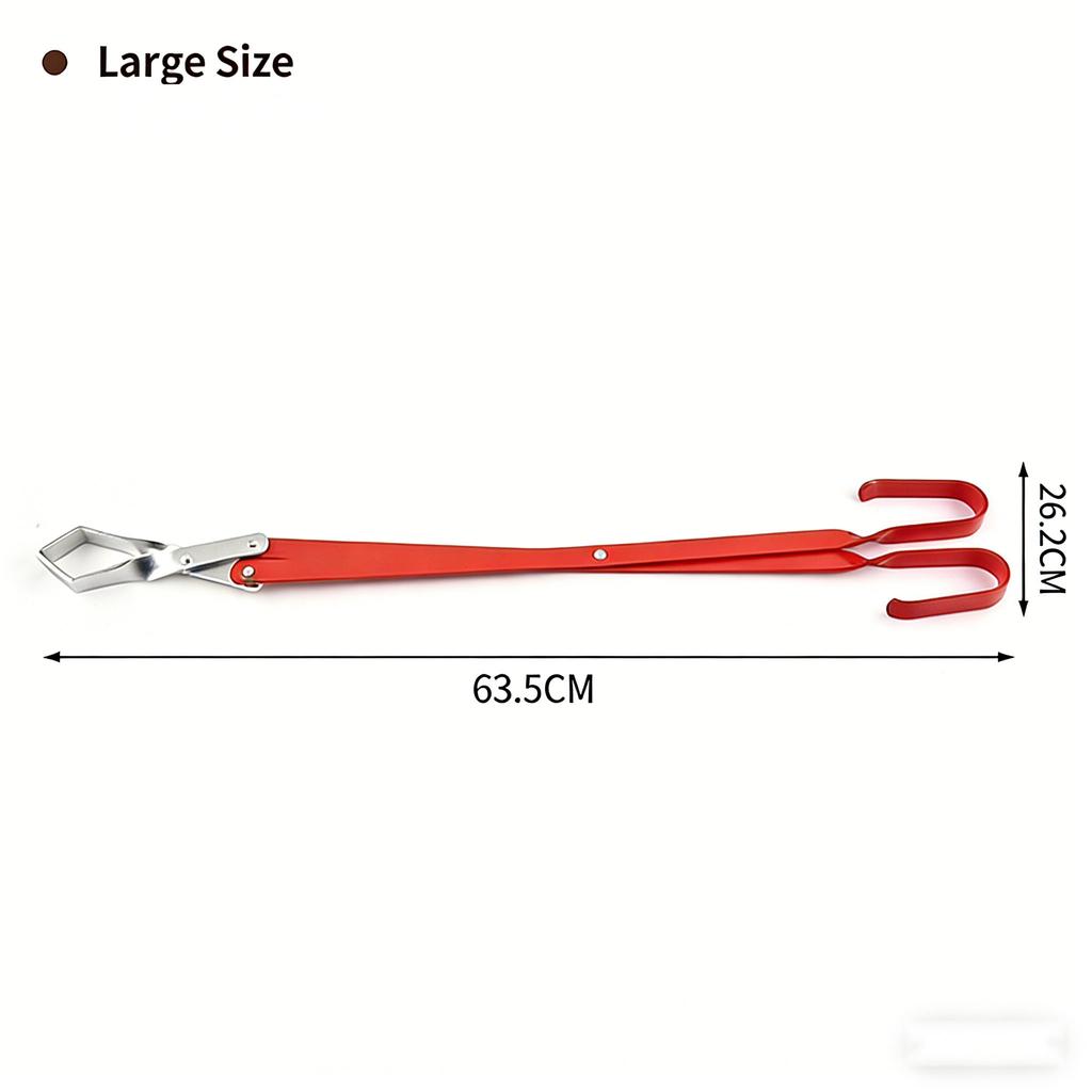 Outdoors Firewood Scissors Camping Charcoal Shears Lightweight 38.8/ 50.8/63.5cm  For Campfire Barbecue Fire Pits