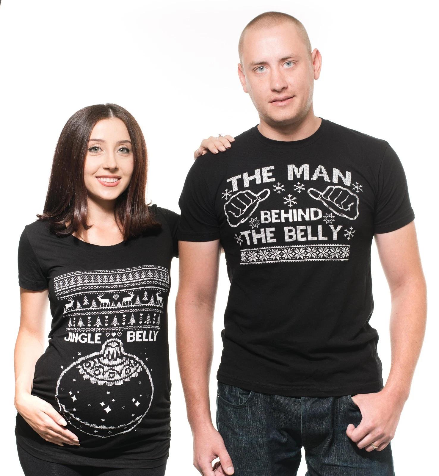 

Christmas Couple T-Shirts Funny Ugly Christmas Sweater Tee Shirts Gift For Tee S