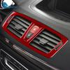 Renault Megane RS 2009 2010 2011 2012 2013 2014 2015 LHD RHD Araç Orta Konsol Hava Mazgalı Kaplaması İçin Gerçek Yumuşak Karbon Fiber Sticker