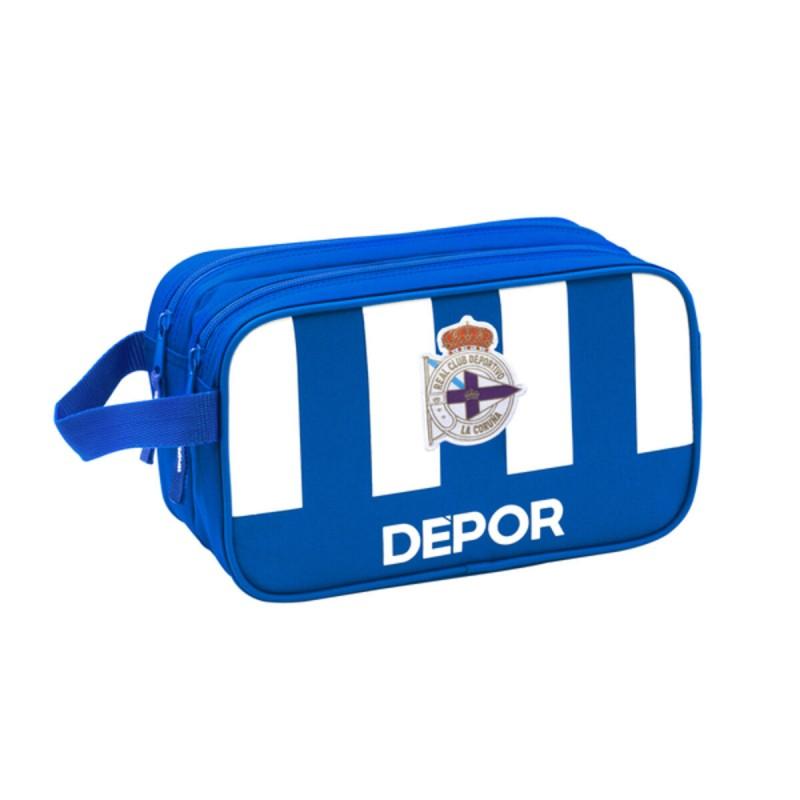 R. C.. Deportivo De La Coruña-School Bag R. C.. Deportivo De La Coruña Blue White
