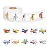100-500Pcs High-Quality Round High-Quality Airplane High-Quality Sticker Youngsters High-Quality Birthday Present Ideas High-Quality Classroom