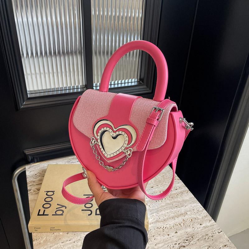 

Розовая ручная сумка в форме сердца для девочек. Новый модный дизайн для небольшой компании. Сумка через плечо в корейском стиле. Популярная