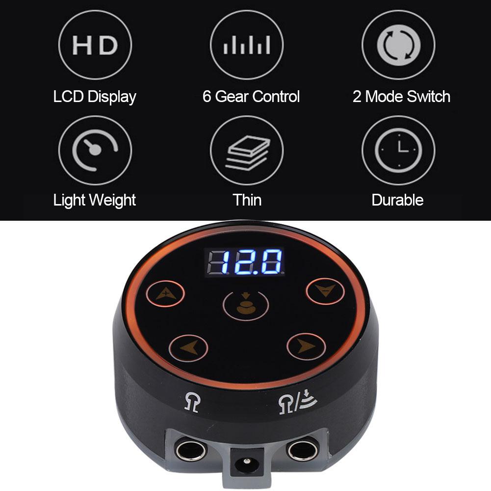Portable High Power LCD Digital Display Tattoo Machine Power Supply