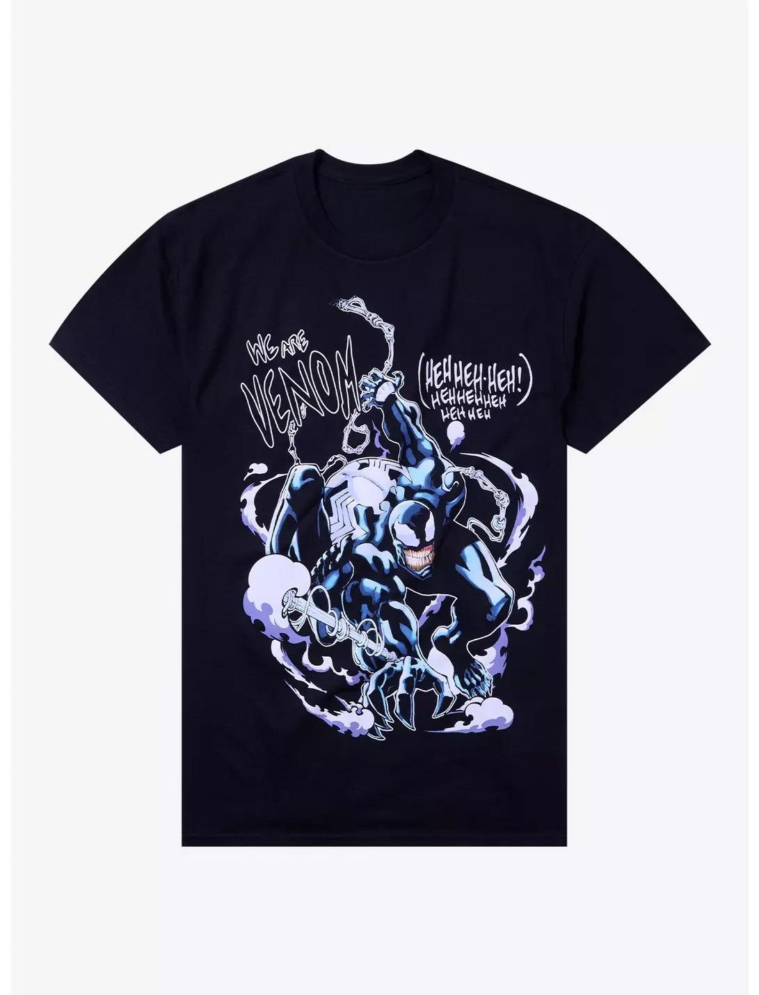 Marvel 2026 new edition Marvel Venom We Are Venom pattern Unisexs and Womens shortsleeved oversized casual Tshirt M
