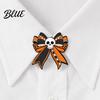 Durable Enamel Pin Brooch Pin Skull Bow Design Brooch Halloween