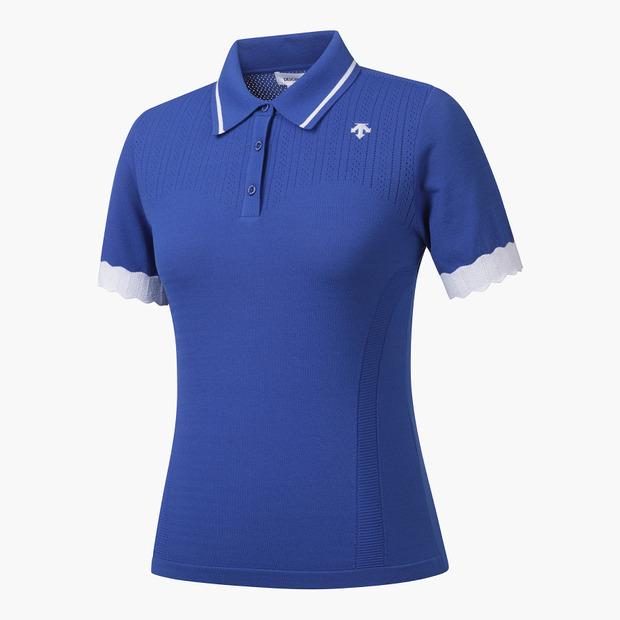 DESCENTE GOLF Women'S Collared Short Sleeve Knit (Dp22Wfkp42)