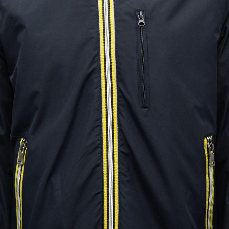 Blouson capuche polaire navy toffee court avec zip Homme PARAGOOSE