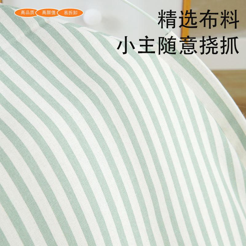 Summer Cat Tent Semi Enclosed Pet Bed All Season Comfortable Washable Cat House for Indoor Cats