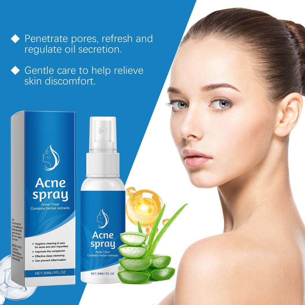 Herbal Relief Spray For Facial Discomfort Herbal Serum Gently Moisturizes And Soothes Skin 30ml