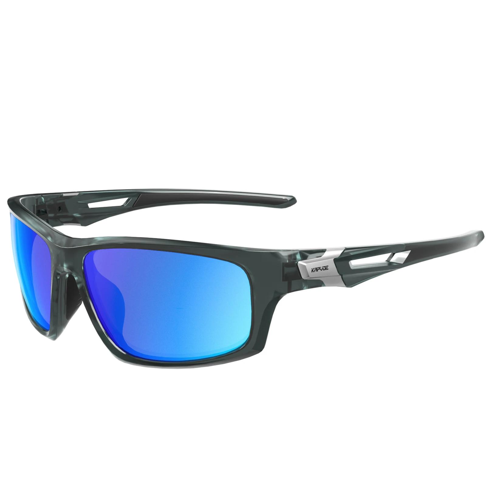 

Kapvoe Polarized Sunglasses Fashion Outdoor Sports Uv400 Glasses Camping Fishing Goggles Hiking Running Glasses for Men Cycl