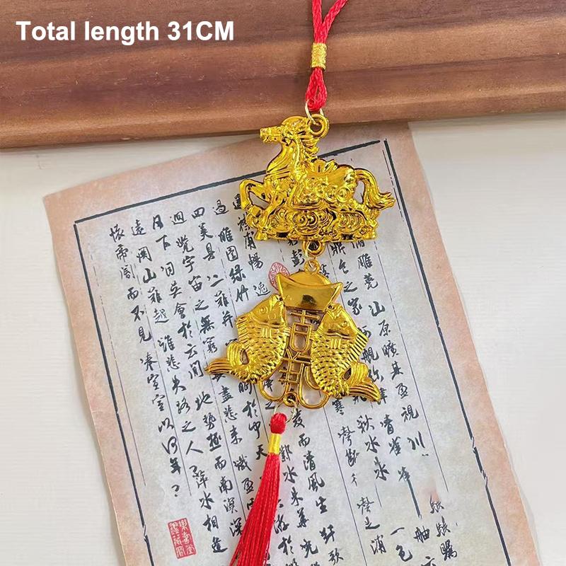 1/8 Pcs 2026 Year Of The Horse Wall Hanging Ornament Chinese New Year Lucky Decor Accessories Housewarming Small Pendant Gifts