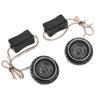 2 Pcs Dome Tweeter 140W Metallic Iron Loudspeaker Universal for Car Audio Systems
