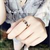 Japanisch-Koreanischer Trendsetter: Damen Mode Ring aus Titanstahl - Einfach, Stilvoll, Persönlichkeits Zeigefinger Ring im Neuen Koreanischen Stil.