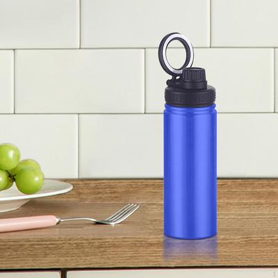 Insulated Stainless Steel Water Bottle with Hands-Free Phone Holder for Active Lifestyle