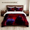jinu Personalized Custom Name 3‑Piece Bedding Set Soft Duvet Cover Set For Bedroom Home Decor