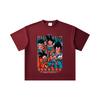 260 GSM Double Yarn 32 Count 100% Cotton Dragon Ball V37 Print Unisex Heavy Cotton T Shirt