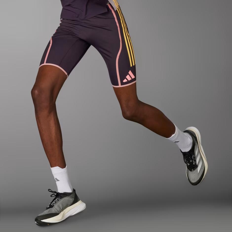 Adidas Adizero Promo Běžecká série Slim Fit Pohodlné Ležérní Sportovní šortky Pánské šortky Fialové IN1119