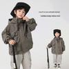 Boys' Casual Spring/Autumn Windbreaker Jacket