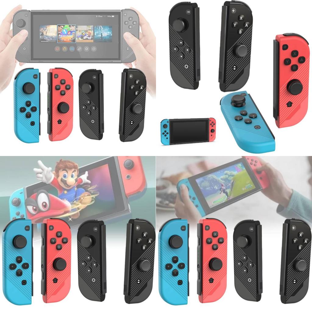 Botões de Cristal Joy-con Versáteis para Switch Controlador com Fio para Jogabilidade sem Esforço