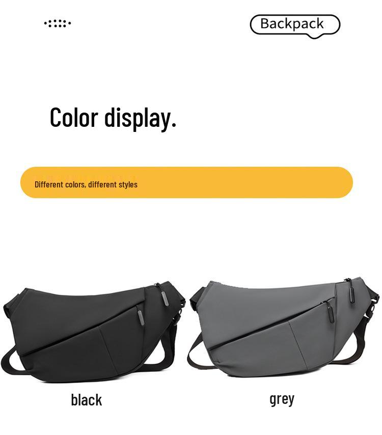 Men's Trendy Oxford Waterproof Crossbody Chest Bag