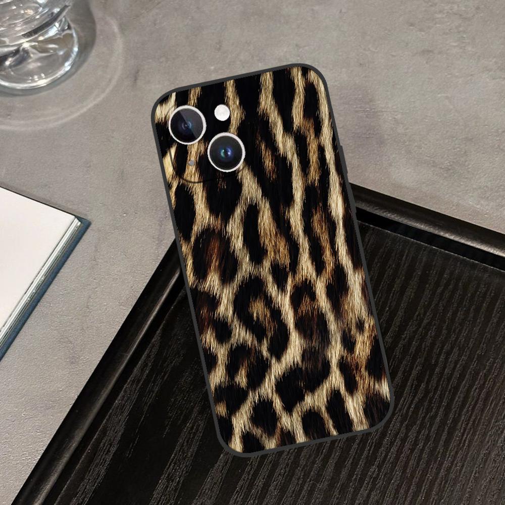 Leopard Print Phone Case For IPhone 11,12,13,14,15,16,XS,XR,X,Mini,Pro,Max,Plus,Shell,Cover