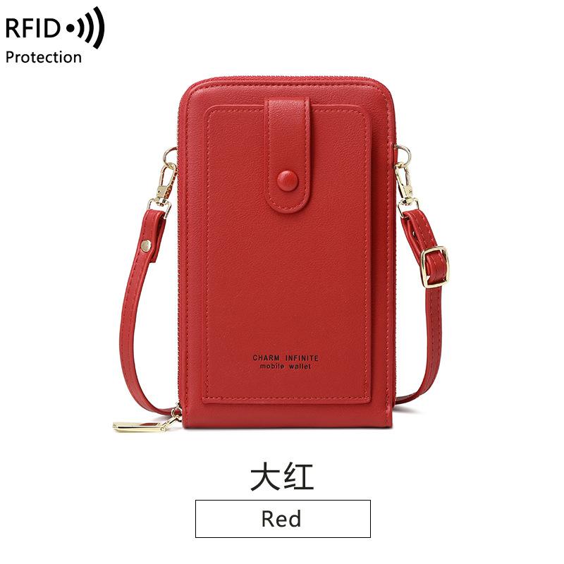 

Новая сумка для мобильного телефона с сенсорным экраном женская многофункциональная сумка для водительского удостоверения и карт интегрированная сумка вертикальная сумка-мессенджер кошелек для мобильного телефона