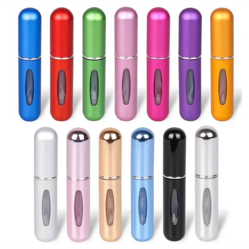 New 5ml Perfume Refill Bottle Portable Mini Refillable Spray Jar Scent Pump Empty Cosmetic Containers Atomizer for Travel Tools