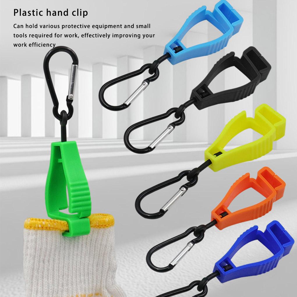 Safety Glove Holder Gloves Clip Plastic Lightweight Glove Grabber Catcher Fastener Hook for Outdoor Mountaineering Belt