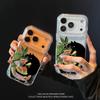 Cool Cat Transparent Case For iPhone 16 Pro 15 14 13 12 11 17 Pro Max 7 8 Plus XS 16E Silicone Shockproof Clear Soft Cases Cover