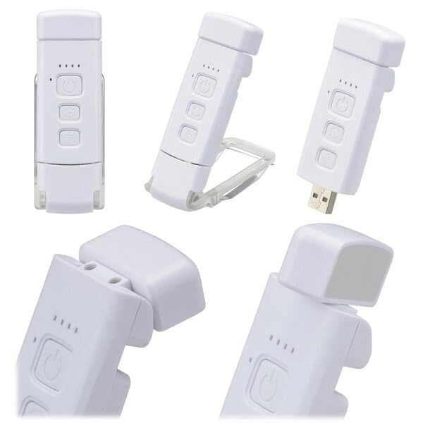 OHM Rechargeable LED Book Light, Clip-on Reading Light, Book Light  OHM Electric NIT-BYL2TDW 06-5219