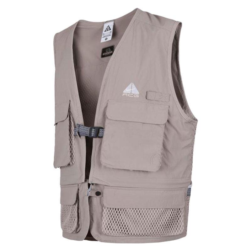 Nike SS25 Спортивный Повседневный Дышащий Удобный Жилет Мужские Жилеты Серый HJ2878-009 M/L