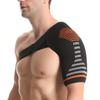 Tutore Elastico Regolabile in Maglia per Spalla per Infortuni Sportivi - Supporto a Compressione per Distorsioni & Stiramenti