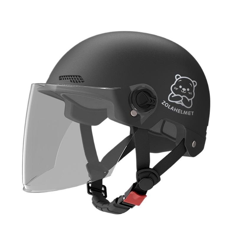 Helmet Electric Car Girl Cute Funny Lightweight Hair Hat Women's Helmet