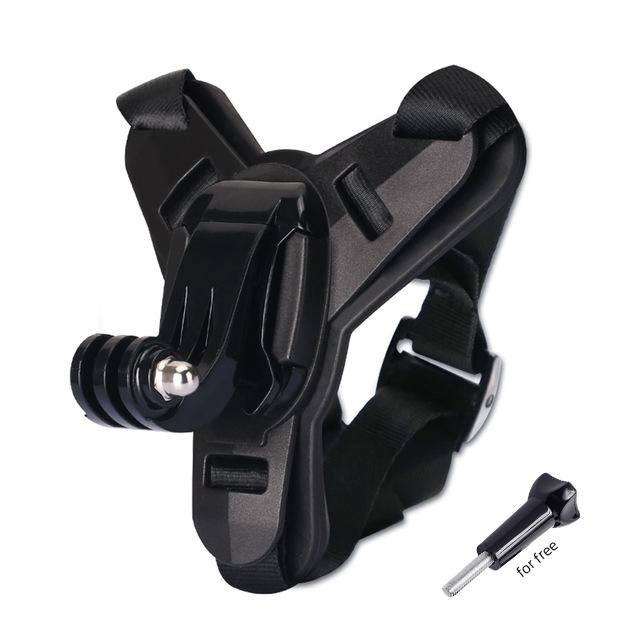 1pc Base Bracket Holder For Gopro Hero 10 9 8 6 5 Full Face Helmet Chin Mount Motorcycle Action Camera Accessories