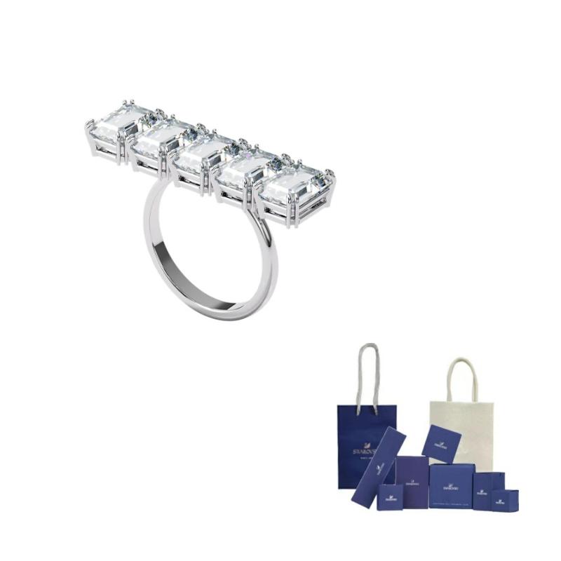 Swarovski Crystal Rings Womens 58-Branded gift bag