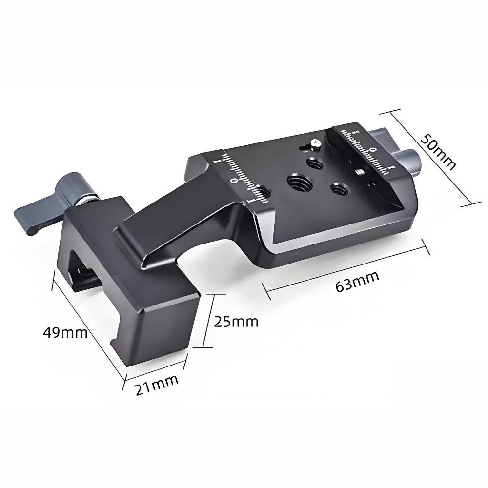 DJI RS3/RS2 Vertical Shooting 45° Rotating Quick Release Plate Stabilizer Extension Bracket