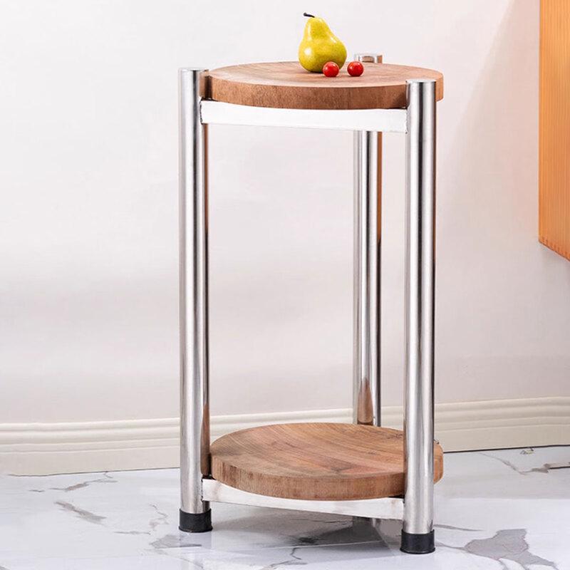 HPMILY Thickened 304 Stainless Steel Double-Layer Cutting Board Rack