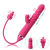 3 Modes Telescopic Dildo G -Spot Massage 10 Frequency Sex Toy for Women Tongue Licking Vibrator Vagina Clitoral Stimulator