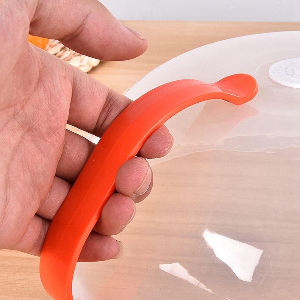 Dish Round For Microwave Food Preservation Fresh-keeping Lid Dish Cover Oil Proof Cover Heating Lid