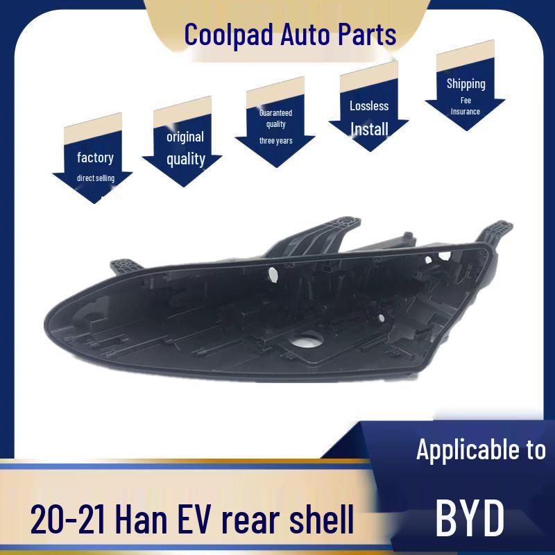 

2020-2021 BYD Han EV Headlight Back Shell Black Plastic Base High Transparency, Driver