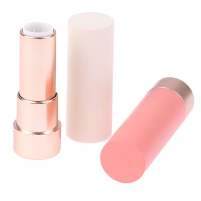 Lipstick Empty Tube Frosted Round Cosmetic Packaging Material Refillable Bottles Lip Gloss Container DIY Empty Lipstick Tubes