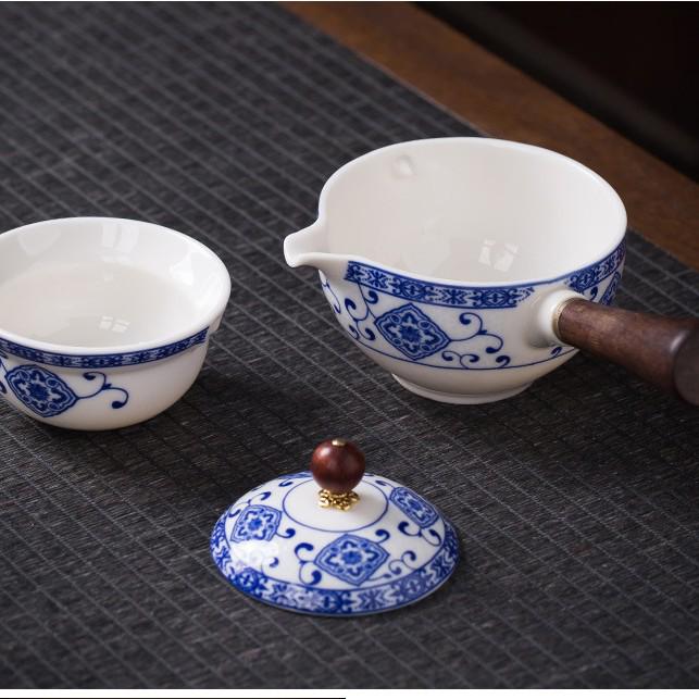 Xiaokang Portable Quick-Brew Travel Tea Set with Automatic Teapot
