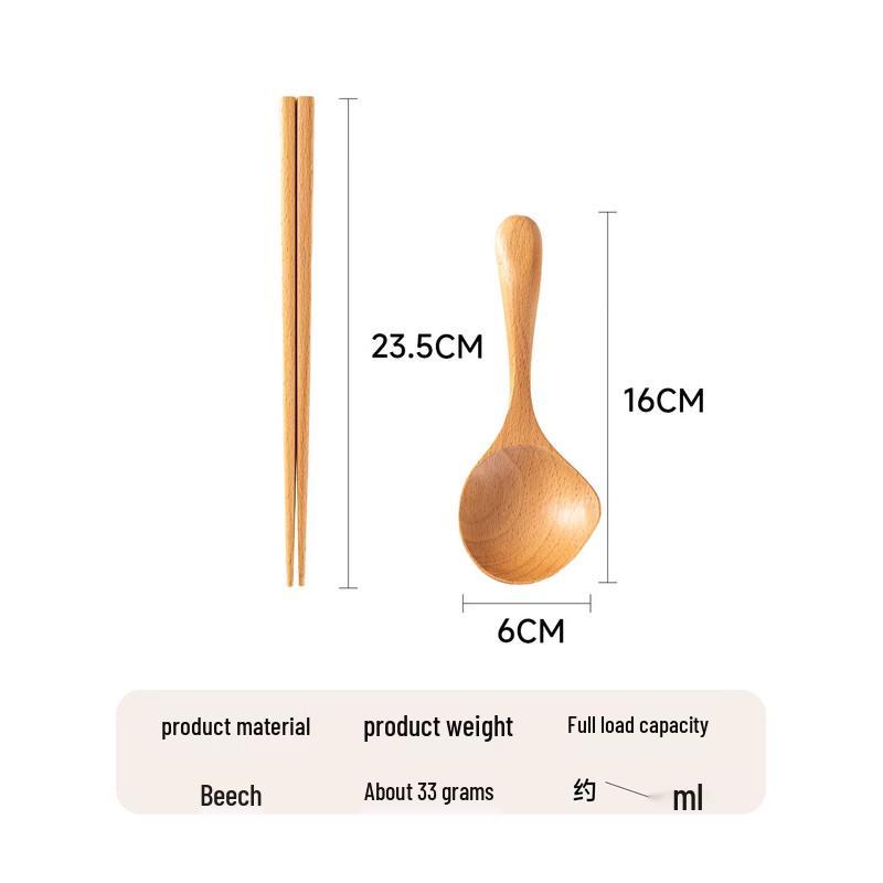 Abay Portable Wooden Cutlery Set