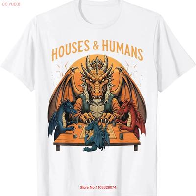 Grappige Gaming Huizen en HuUnisexs RPG Parodie Gamer Unisex Volwassenen T-shirt vintage Gewassen grafisch Licht Uitgerekt