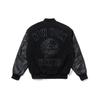 New Era Color Block Single Breasted Loose Baseball Jacket Unisex jackets 13783697