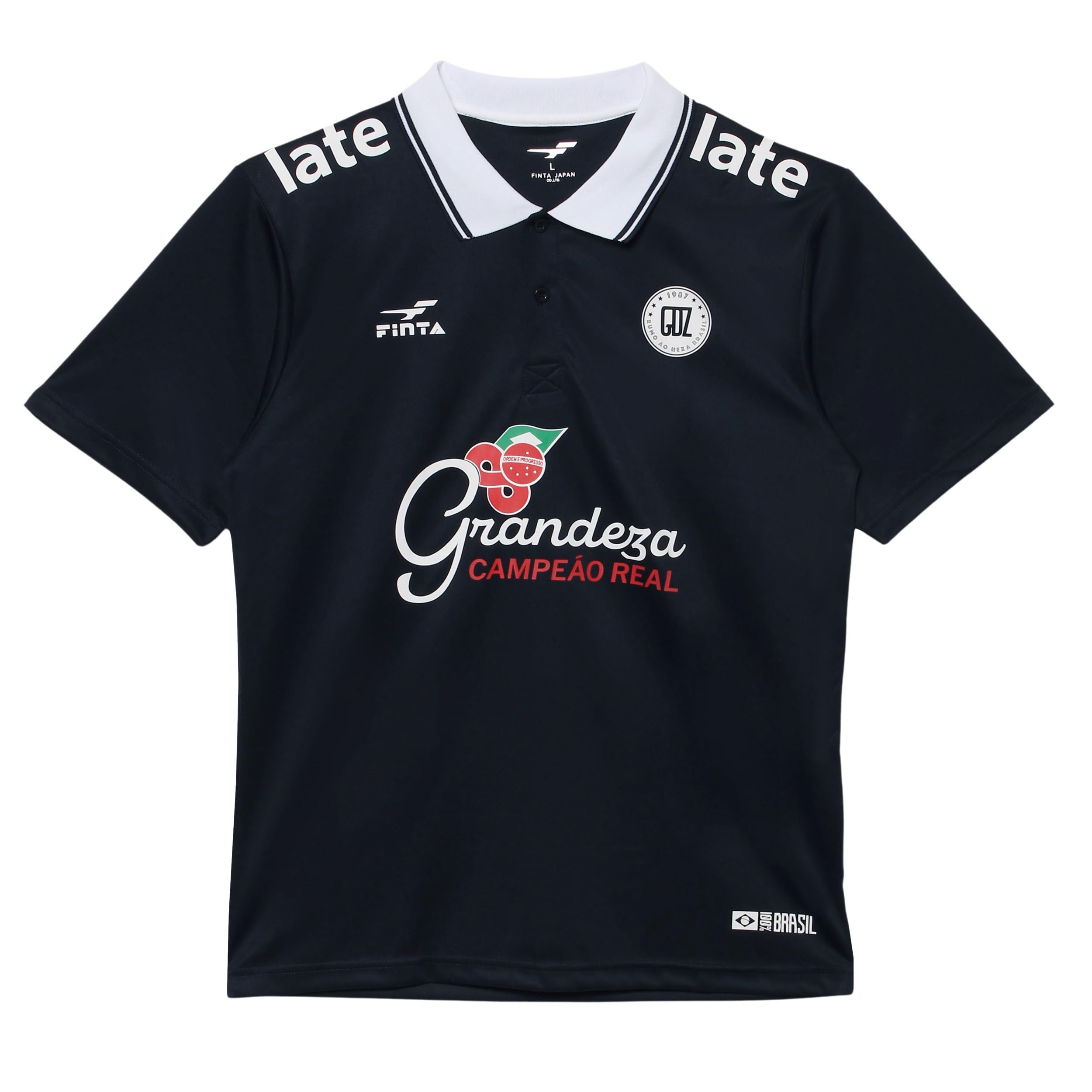 

FINTA Men s Collared Short Sleeve Soccer Shirt, FT4417 (1100), Navy, Size M