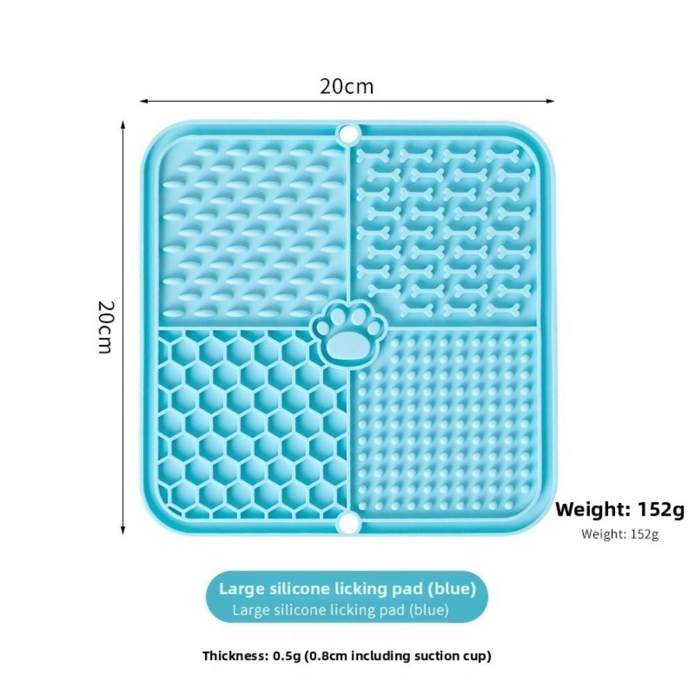 Slow Feeding Design Pet Lick Mat Suction Cup Slow Feeder New Silicone Mat Slow Eating