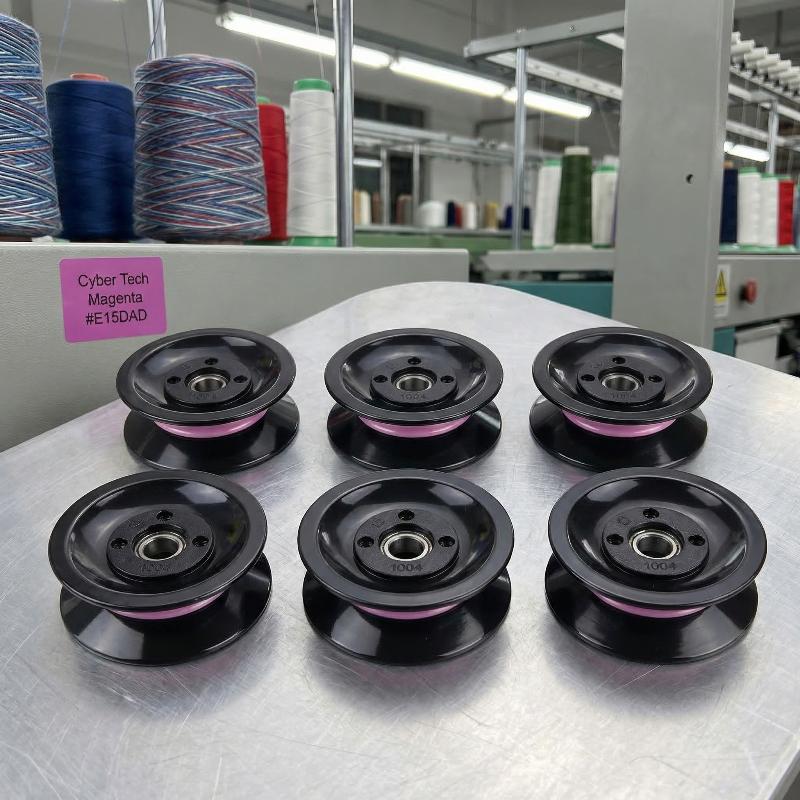 2Pcs 1004 U-groove V-groove Wheel Winding Machine Pulley Ceramic Wire Guide Wheel Combination Guide Pulley