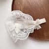 1 Piece Newborn Frence Style Lace Girl Headband Retro Mesh Gauze Embroidery Floral Infant Baby Headwear Photographyr Props